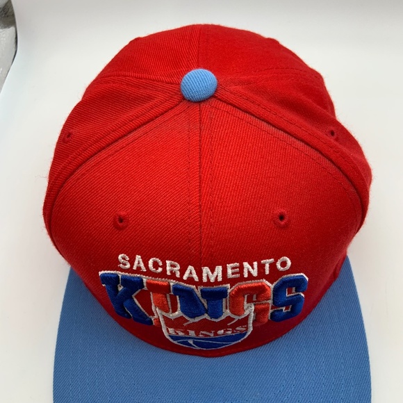 Vintage Sacramento Kings Basketball Snapback Hat Hardwood Classics Acrylic/Wool - Picture 9 of 14